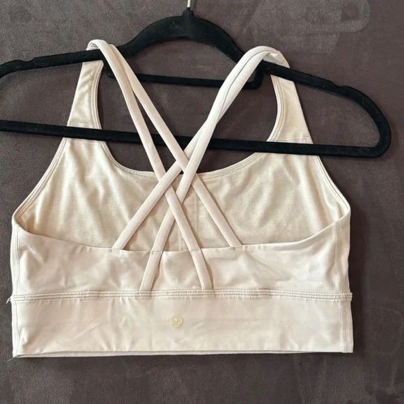 Lululemon Long Line Energy Bra in Blush Nude Size 8 - Picture 2 of 10